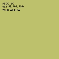 #BDC16C - Wild Willow Color Image